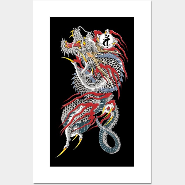 Kiryu Tatoo Wall Art by wenderinf